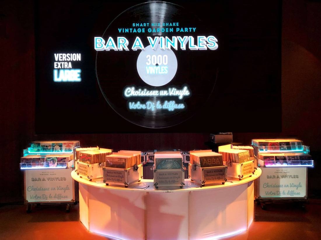 Bar à Vinyles version XL 3000 vinyles — convention